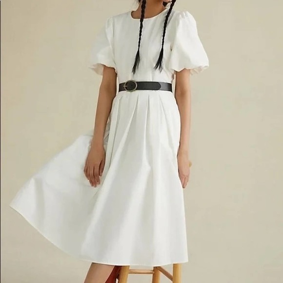 Anthropologie x Eri + Ali Corset-Seamed Midi Dress Size 4 - Picture 6 of 15